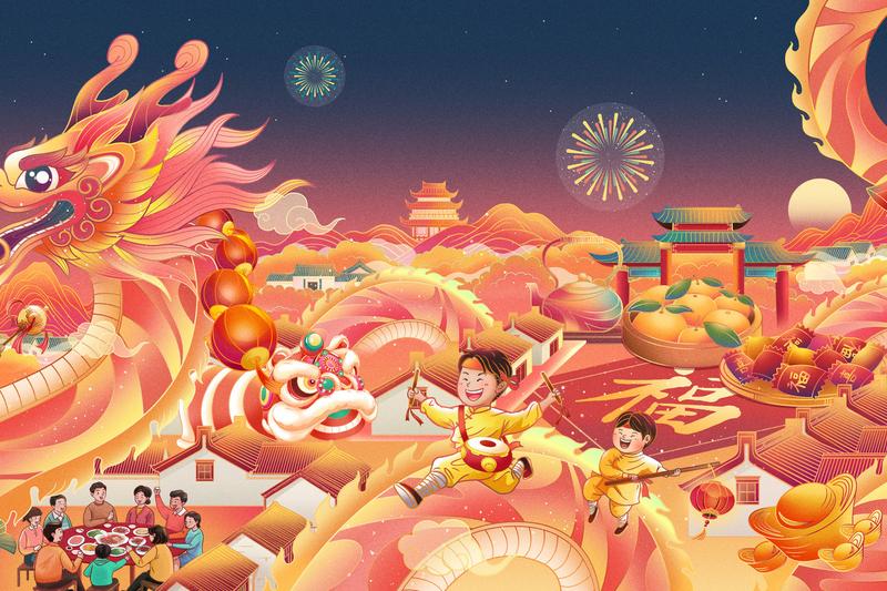 创新过年图片大全手抄报：让传统佳节焕发新活力 图2